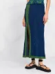 Missoni high-split knitted skirt