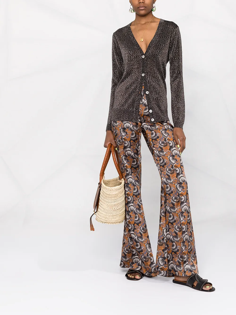 Imagem 2 de Missoni Cardigan com botões e detalhe de brilho