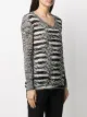 Missoni two-tone V-neck jumper