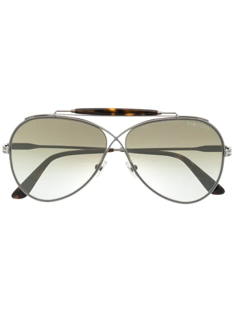 TOM FORD Eyewear Sean pilot-frame sunglasses