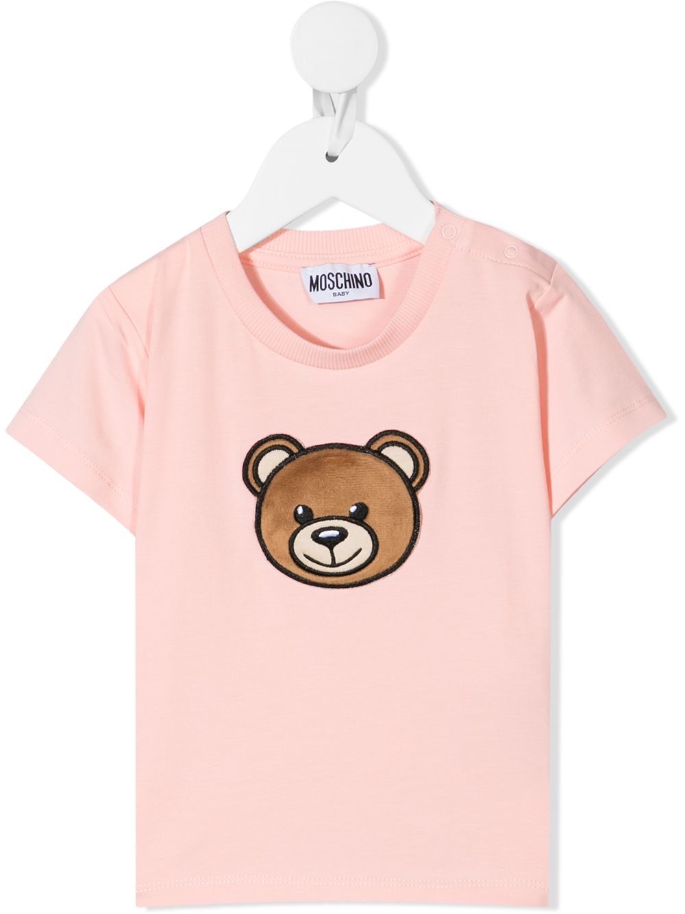 фото Moschino kids футболка с принтом teddy bear