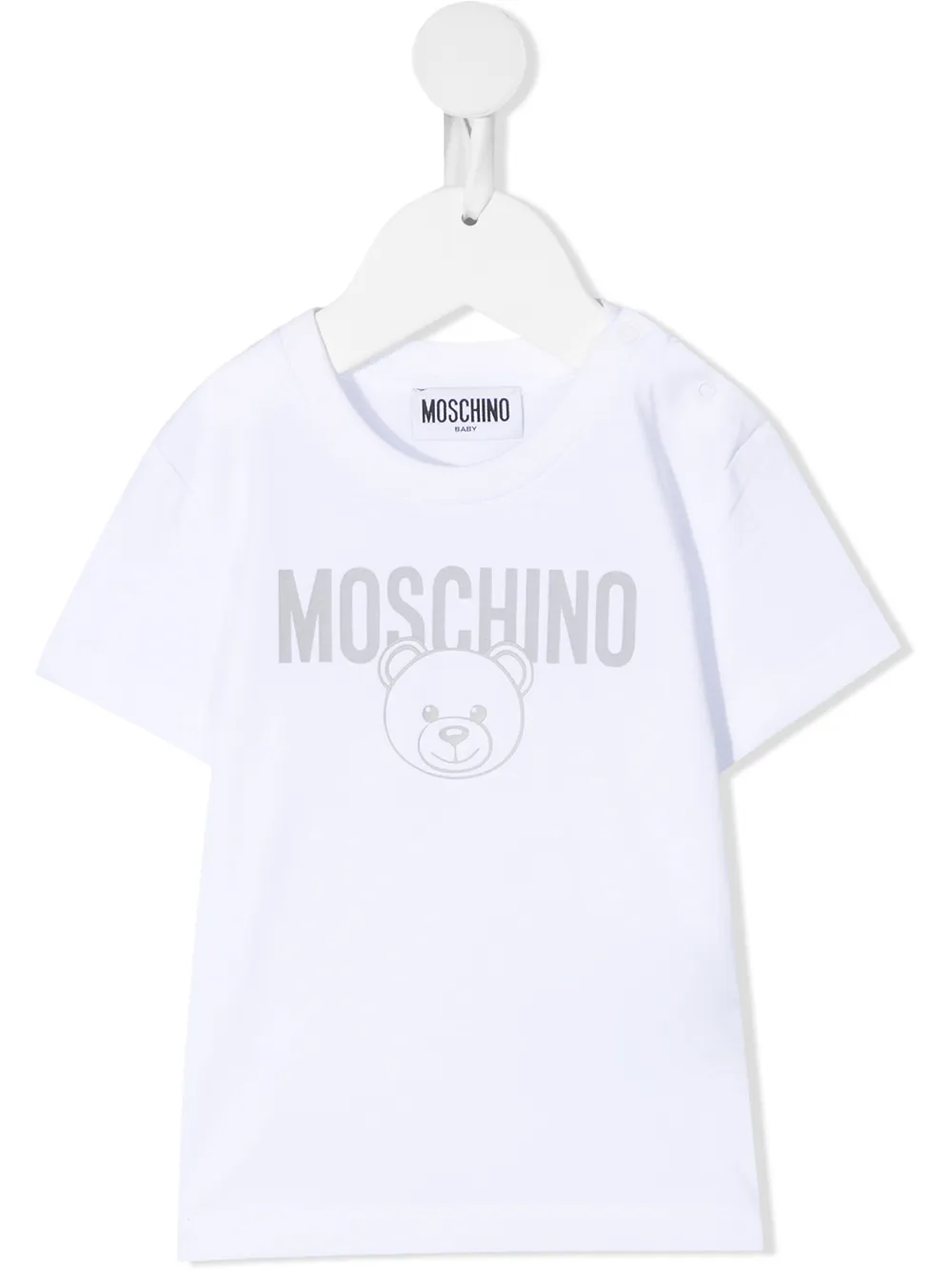 фото Moschino kids футболка teddy bear с логотипом