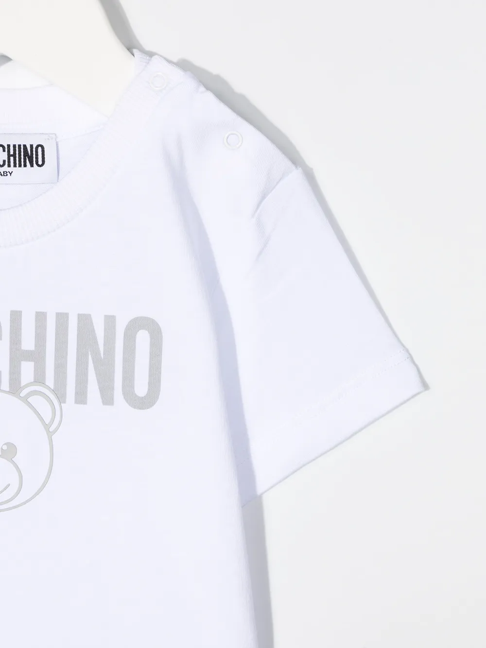 фото Moschino kids футболка teddy bear с логотипом