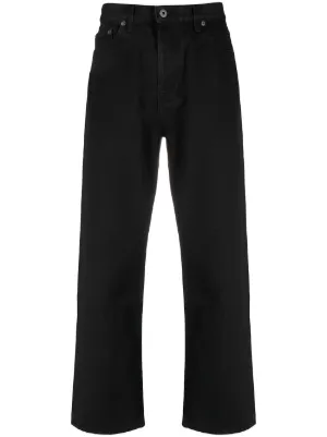Undercover x Psycho logo-appliqué Jeans | Black | FARFETCH