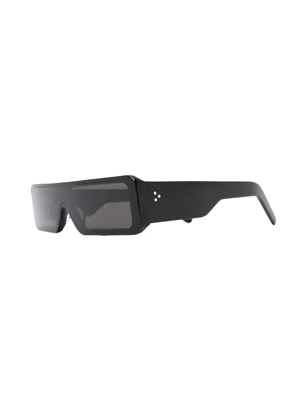 サングラス Rick Owens Rectangular Sunglasses Gethsemane rectangular sunglasses in black - Rick Owens
