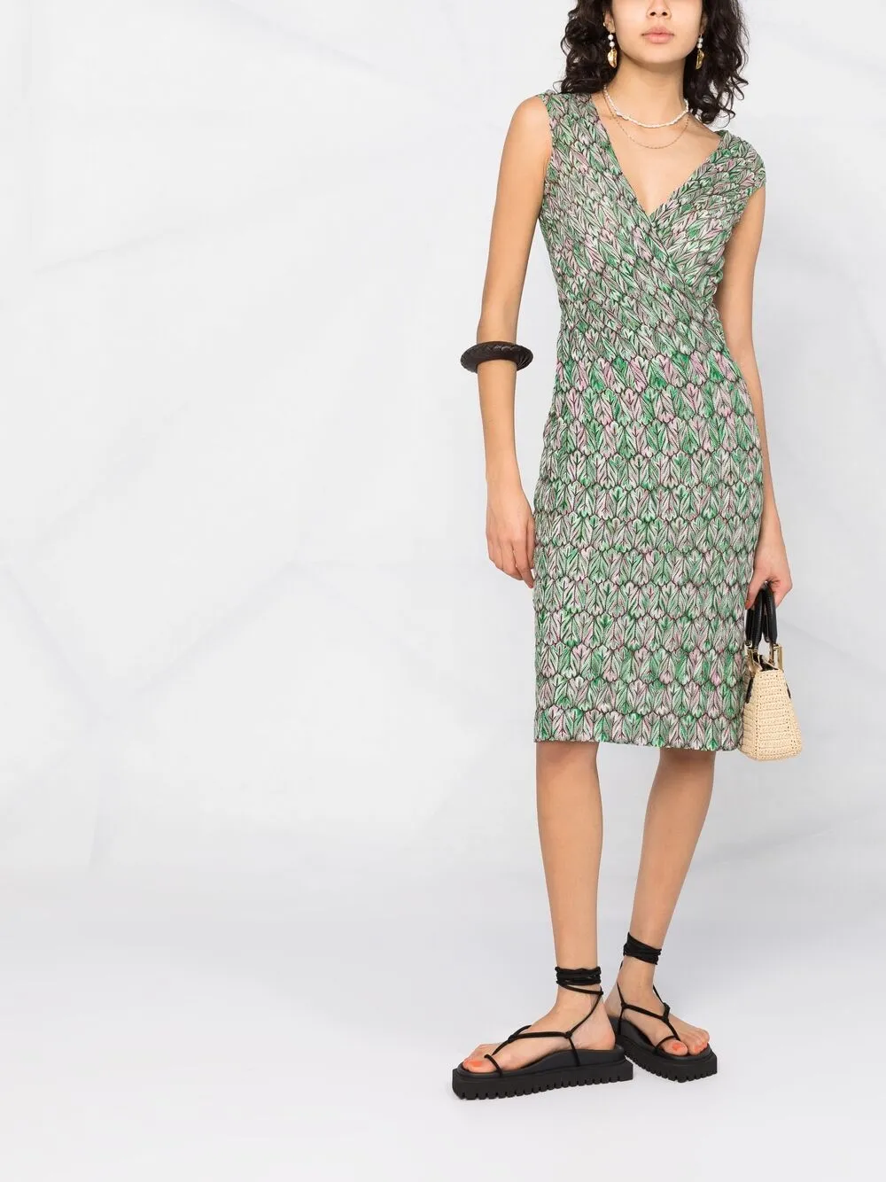 фото Missoni платье в технике кроше