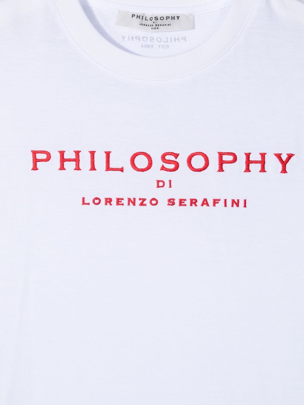 фото Philosophy di lorenzo serafini kids футболка с логотипом