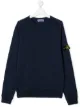 Image 1 of Stone Island Junior TEEN logo-patch cotton sweatshirt