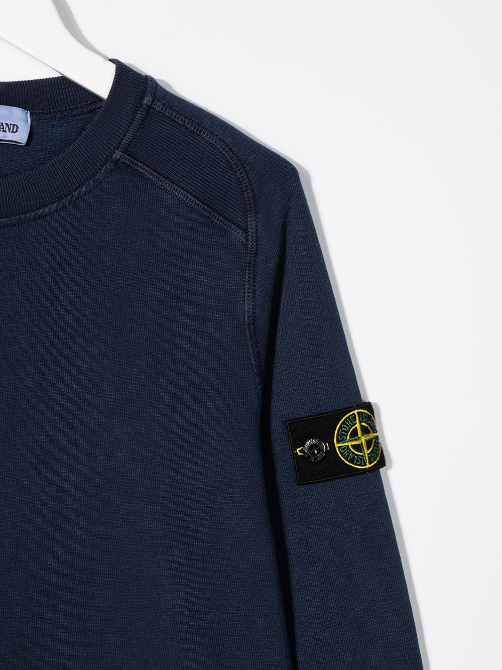 фото Stone island junior толстовка с нашивкой-логотипом