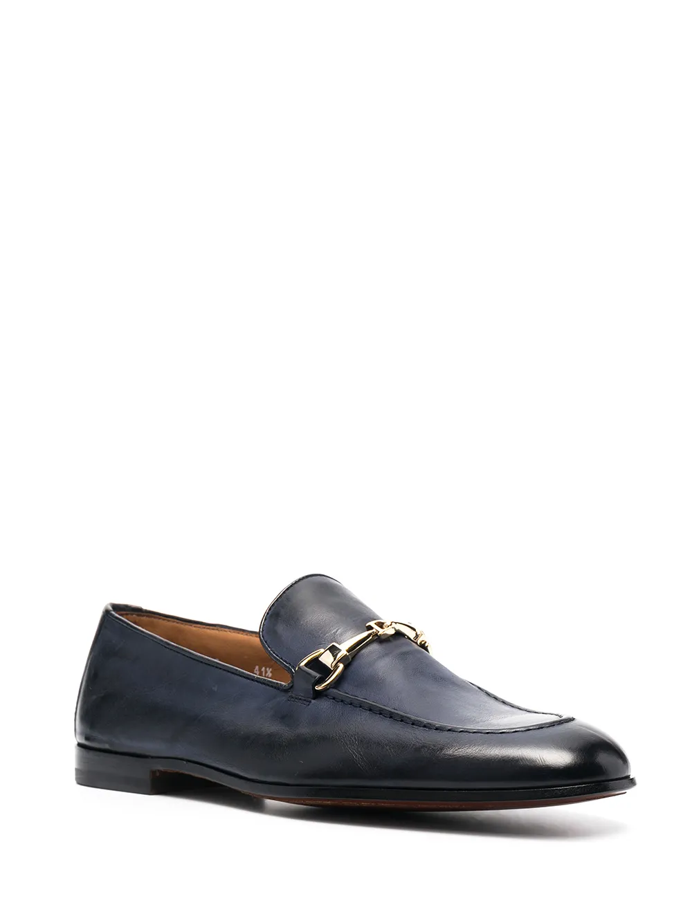 фото Doucal's horsebit leather loafers