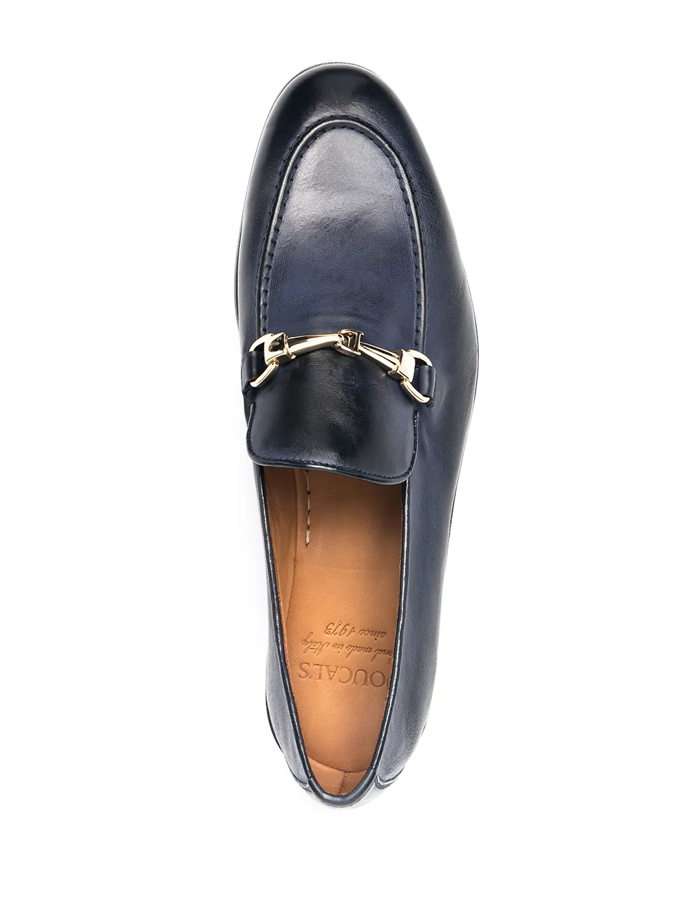 фото Doucal's horsebit leather loafers