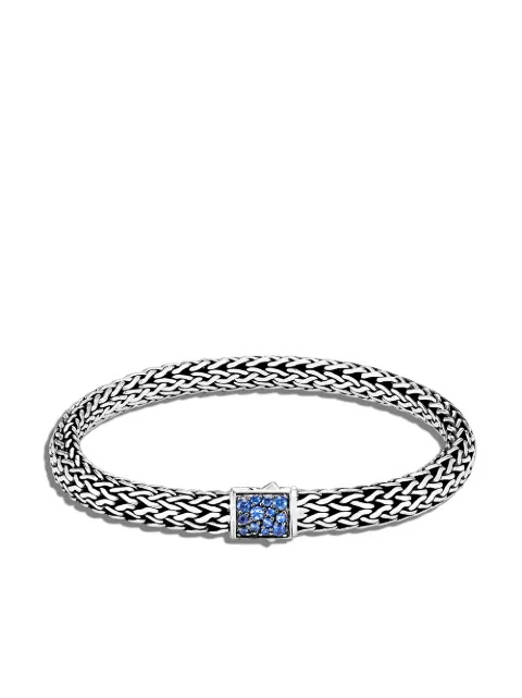 John Hardy Classic Chain 6.5mm reversible sapphire pavé bracelet