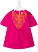 Image 1 of Alberta Ferretti Kids macramé embroidered gathered T-shirt