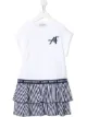 Image 1 of Alberta Ferretti Kids ruffle-hem jersey dress