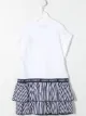 Image 2 of Alberta Ferretti Kids ruffle-hem jersey dress