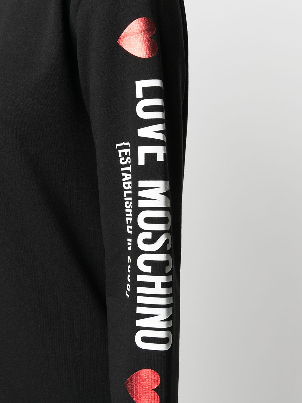 фото Love moschino толстовка с логотипом