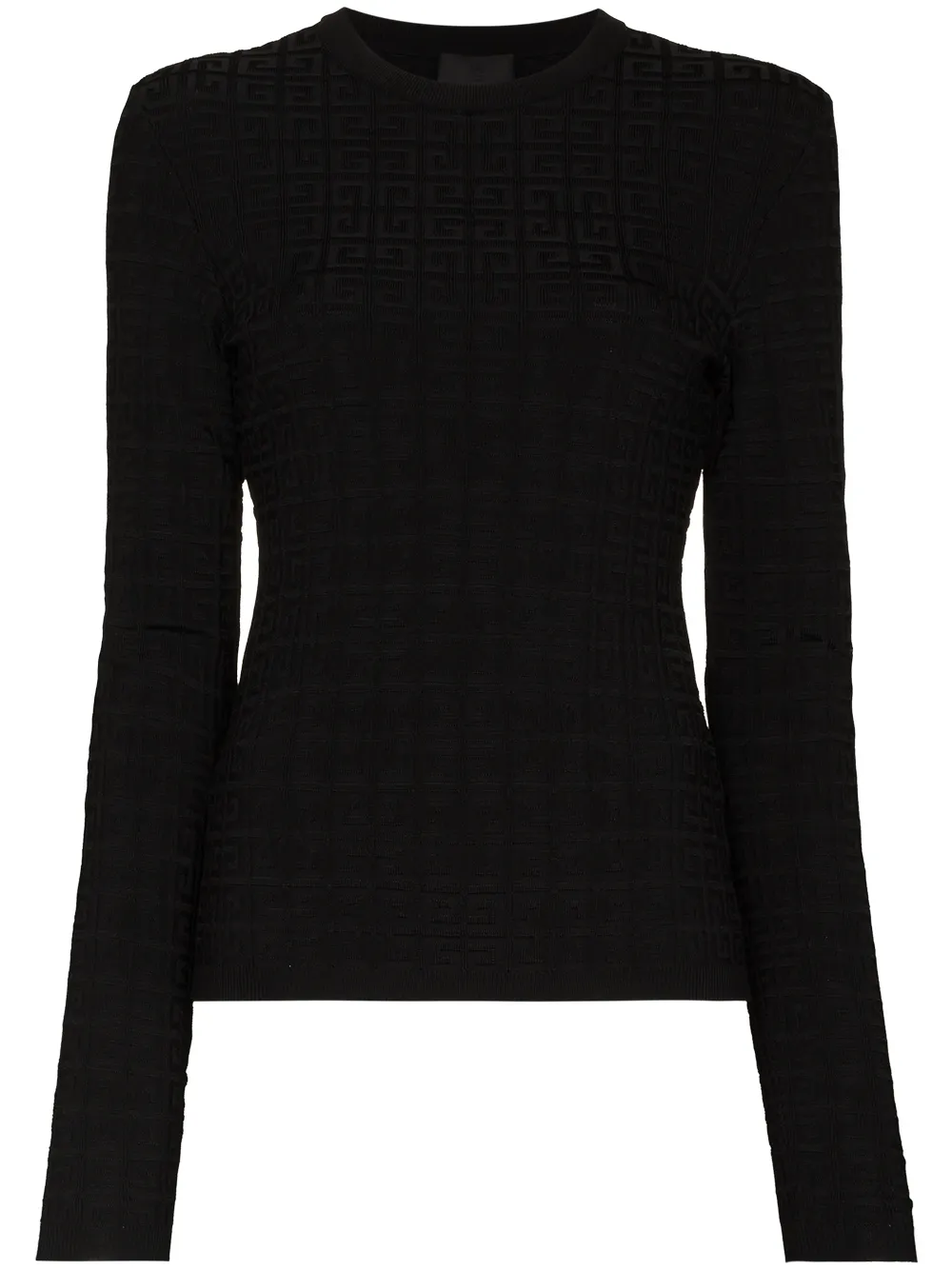 Image 1 of Givenchy 4G pattern crew neck jumper