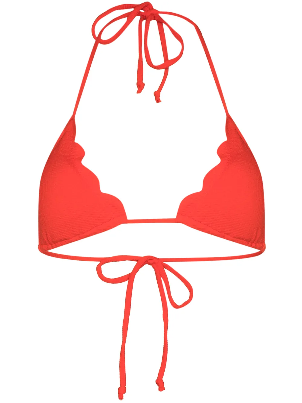 Marysia Broadway scalloped bikini top