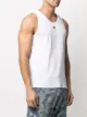 Marine Serre camiseta con logo estampado