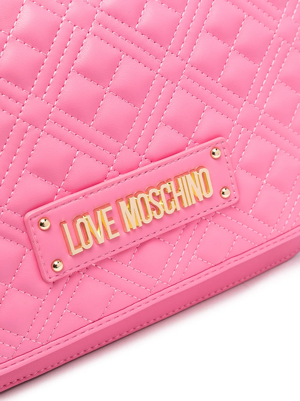 фото Love moschino стеганая сумка на плечо с логотипом