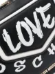 Love Moschino logo print shoulder bag