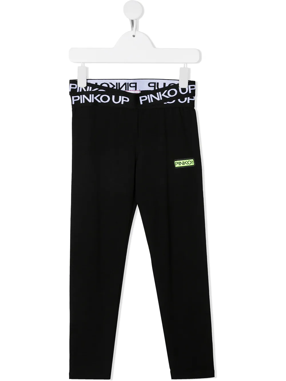 Pinko Kids легинсы с логотипом на поясе