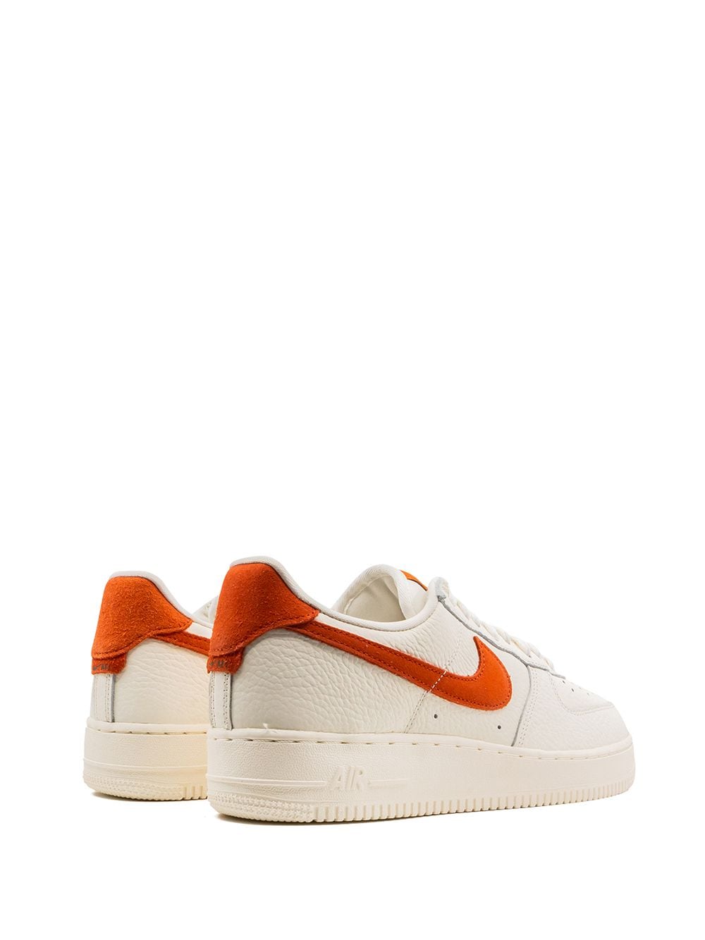 Shop Nike Air Force 1 Low Craft "mantra Orange" Sneakers In White