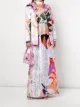 Image 2 of Elle B. Zhou graphic-print maxi skirt