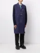 UNDERCOVER colourblock single breasted coat