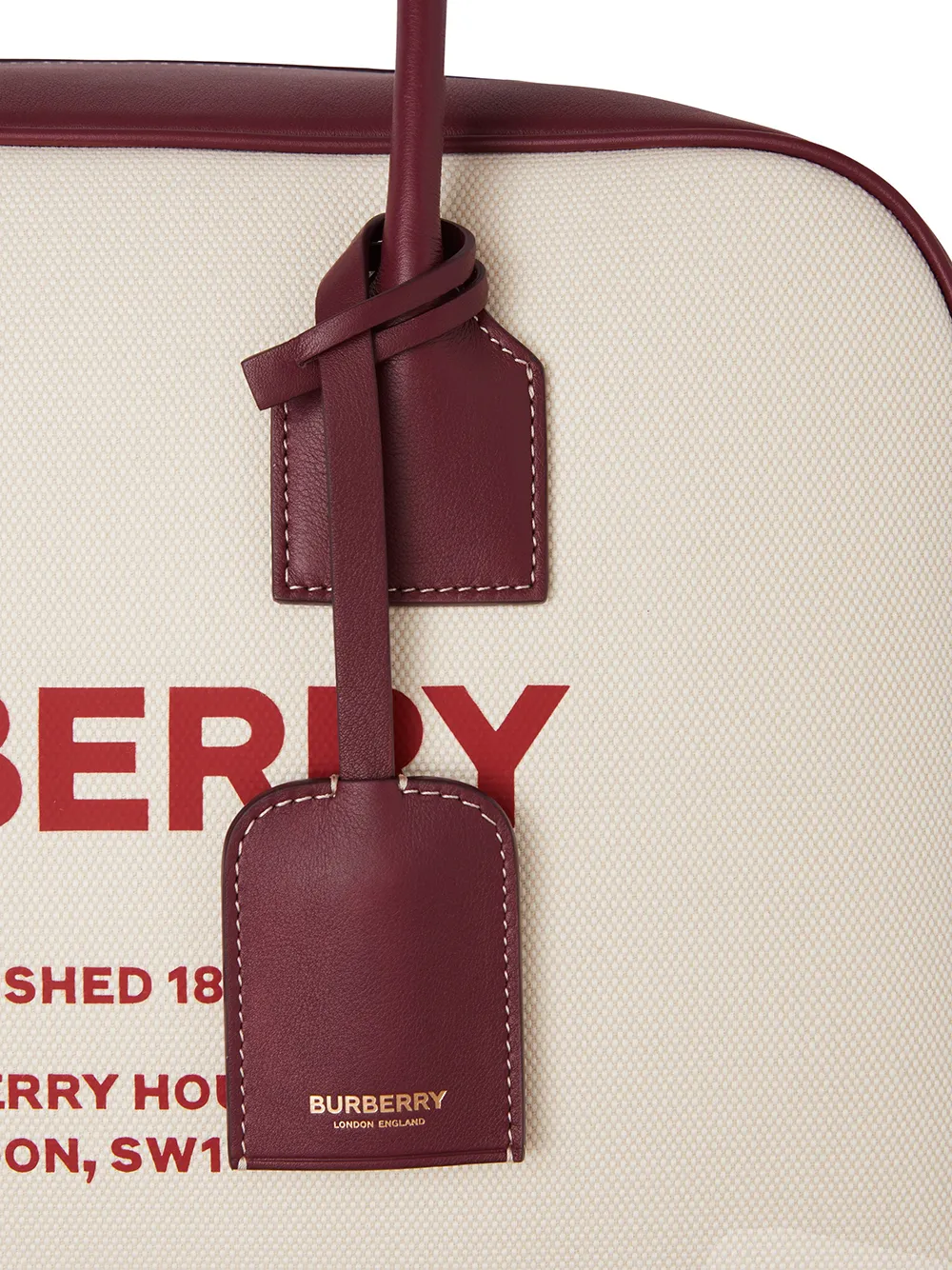 фото Burberry сумка-тоут с принтом horseferry