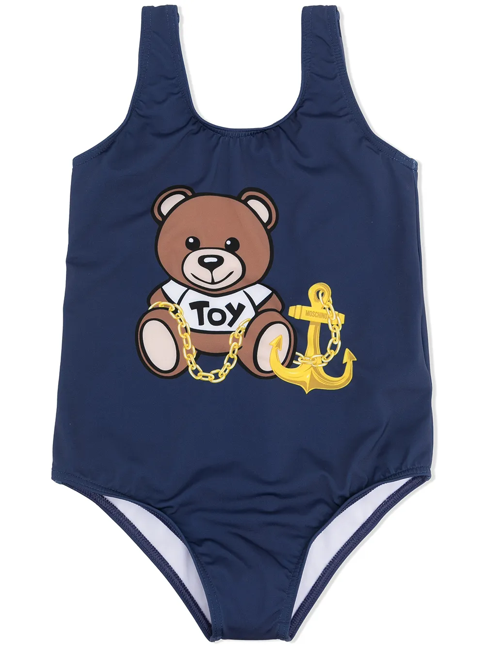 фото Moschino kids купальник с принтом teddy