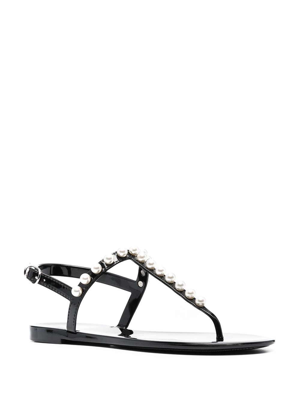 Stuart Weitzman Goldie Jelly sandalen - Zwart