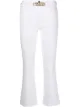 Image 1 of Pinko mid-rise flared cropped trousers