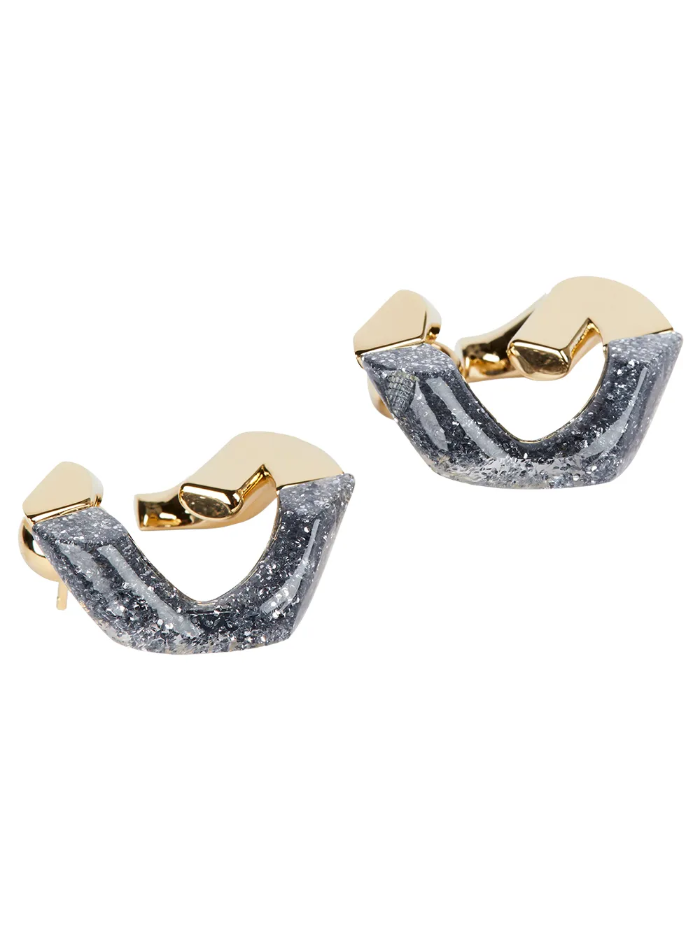 Image 2 of Givenchy G Chain two-tone earrings