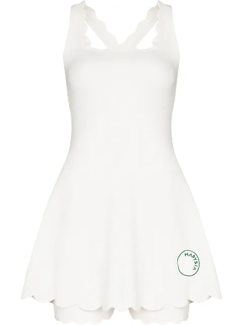 Marysia Serena scalloped tennis dress