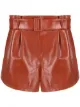 Image 1 of Drome belted leather shorts