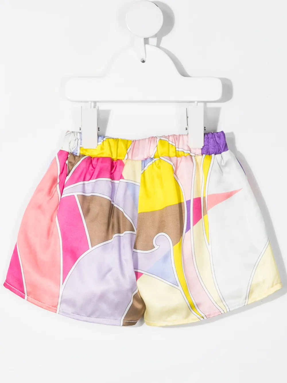 фото Emilio pucci junior шорты в стиле колор-блок