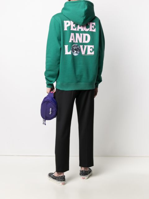 stussy peace and love hoodie