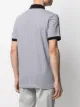 BOSS micro-pattern polo shirt