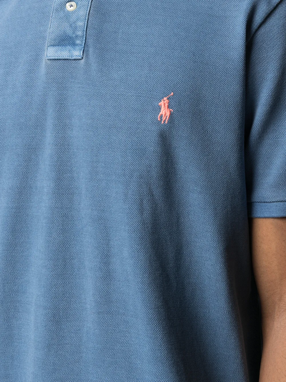 фото Polo ralph lauren рубашка поло с вышитым логотипом