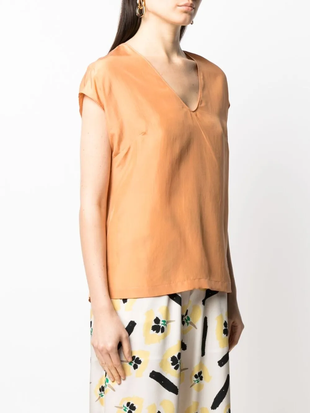 Alysi Blusa con scollo a V | Top | Image 3