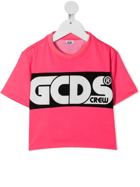 Gcds Kids logo print T-shirt