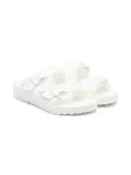 Birkenstock Kids side-buckle flat sandals - White