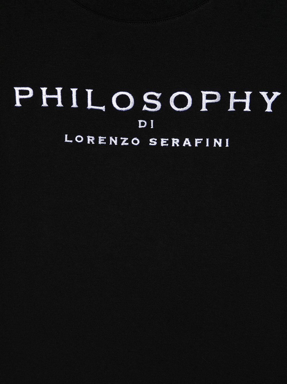 фото Philosophy di lorenzo serafini kids футболка с вышитым логотипом