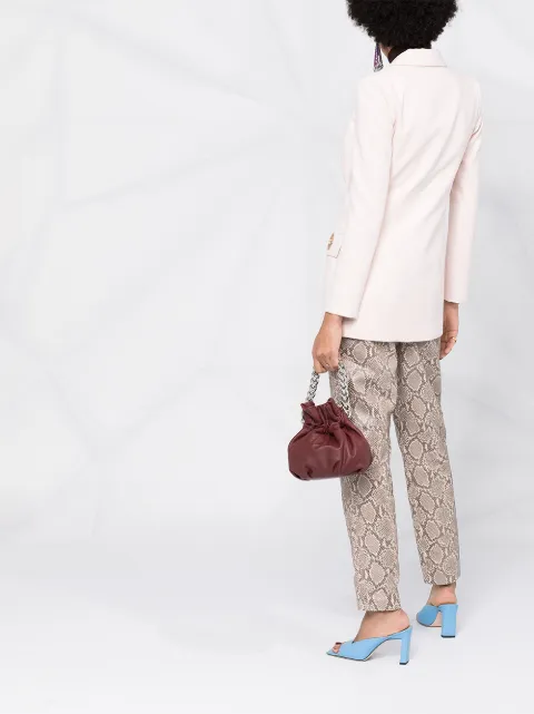 Elisabetta Franchi pink double-breasted jacket for women | GI97311E2 at  Farfetch.com