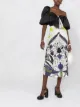 Image 2 of Valentino World Arazzo print midi skirt