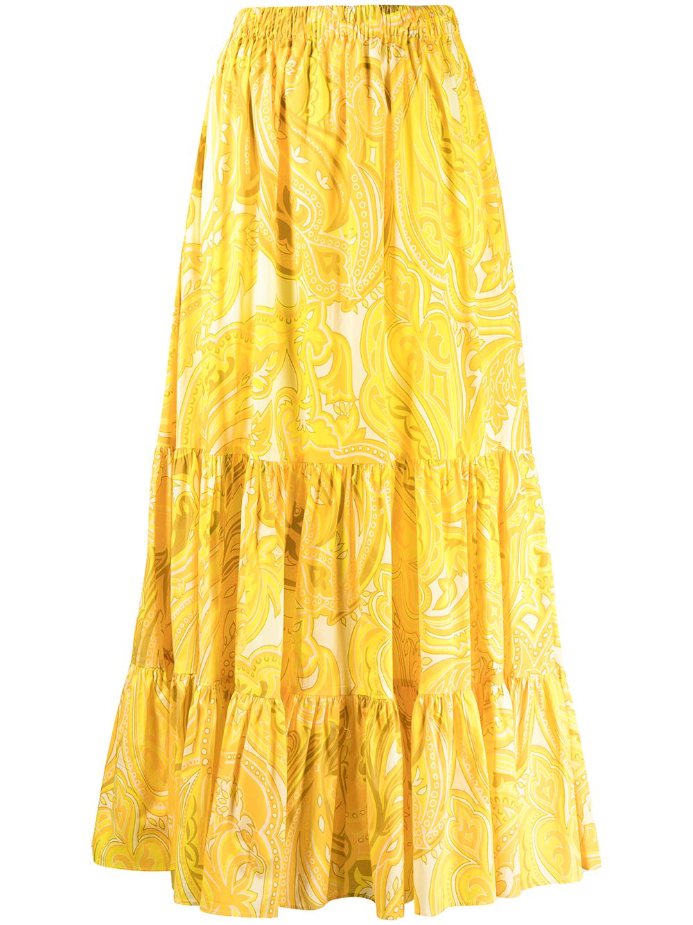 фото Etro расклешенная юбка макси с принтом пейсли