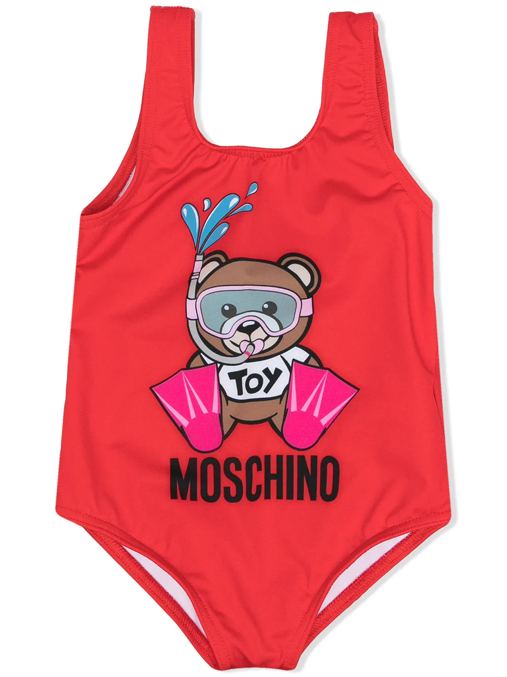 фото Moschino kids купальник с принтом teddy bear