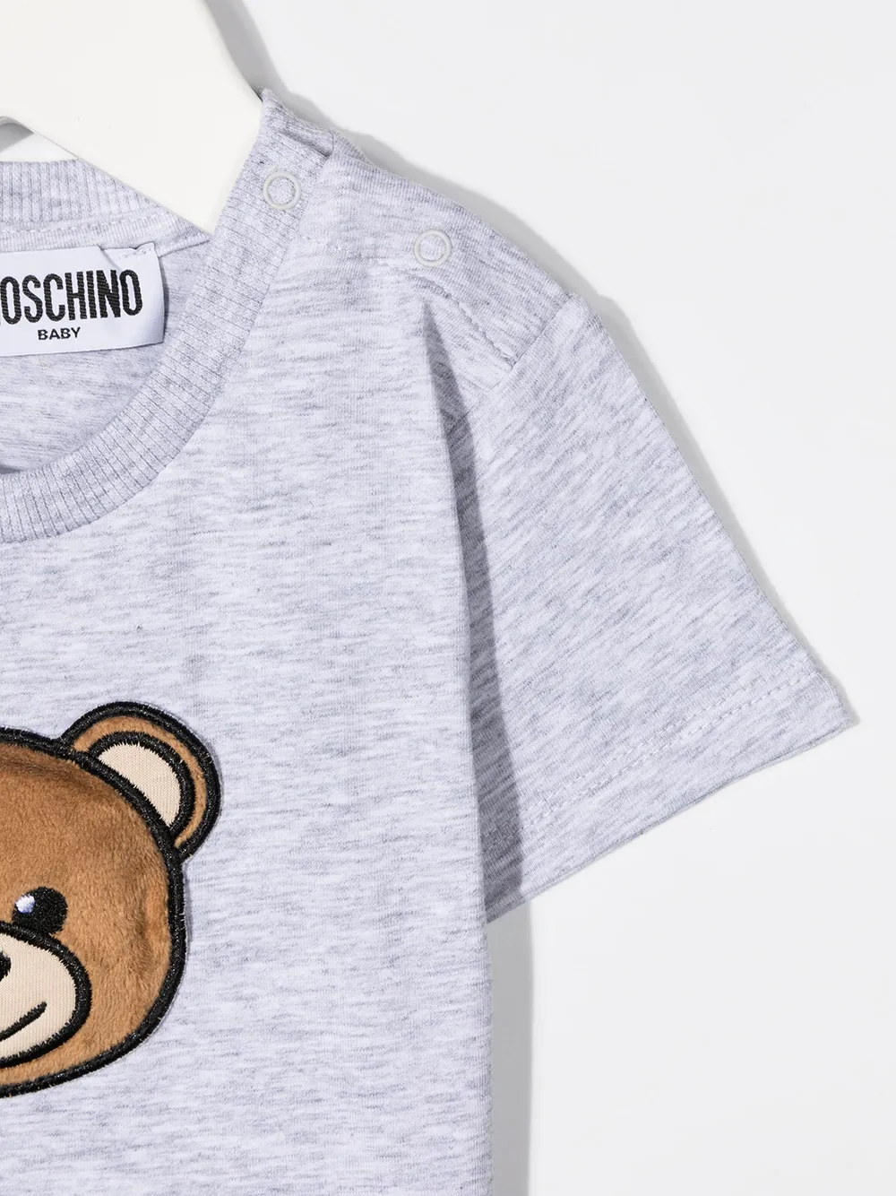 фото Moschino kids футболка с нашивкой teddy bear