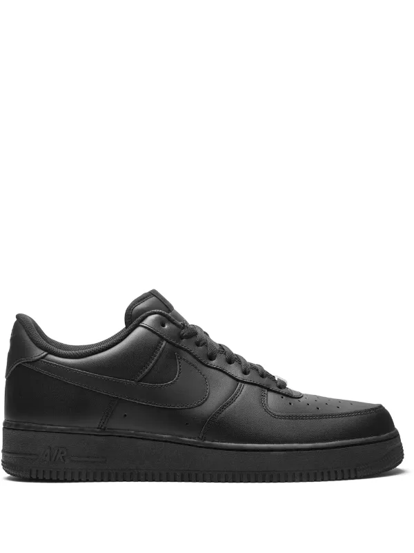 Nike black and white shoes air store force 1